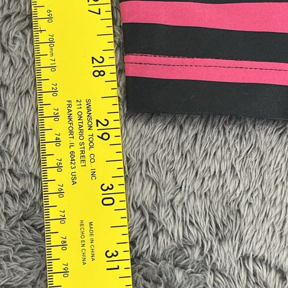 Nike Leggings Womens Small Black Rainbow Striped Athletic Ankle Stretch - Picture 10 of 12